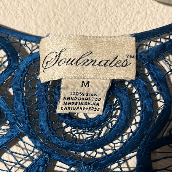 Soulmates silk jacket size M - Picture 3 of 4